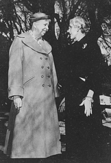 Eleanor Roosevelt and Clare Boothe Luce